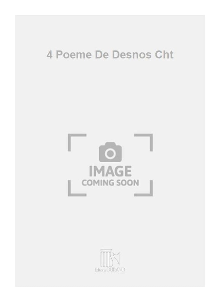 4 Poeme De Desnos Cht